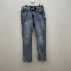 Duer L2X Relaxed Taper Distressed Stretch Denim Blue Jeans Pants Mens 30x32 NEW